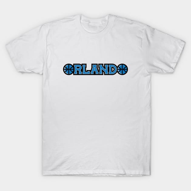 Orlando basketball city T-Shirt by Adrian's Outline